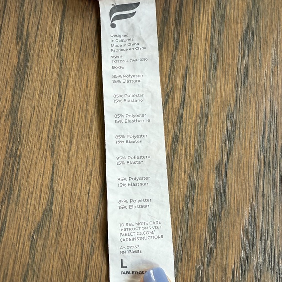 Fabletics Cashel Open Back Tank - Picture 4 of 5